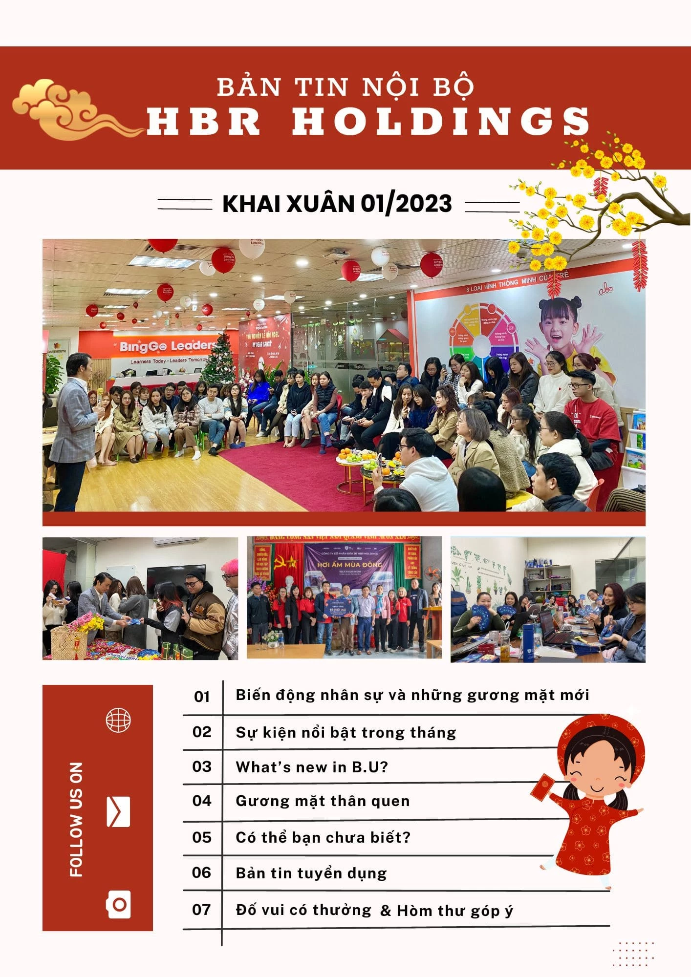 Bản tin Nội bộ tháng 01/2023